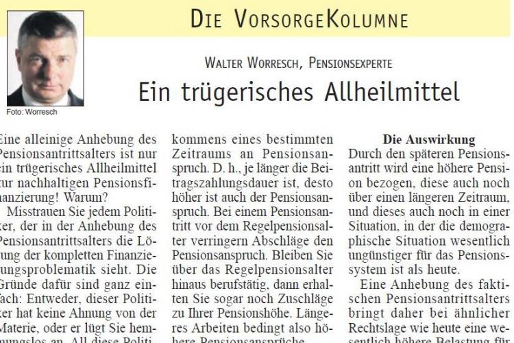 Ein trügerisches Allheilmittel